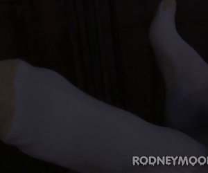 Lynn příjemné chlupaté bush vyskočí třešeň bikiny